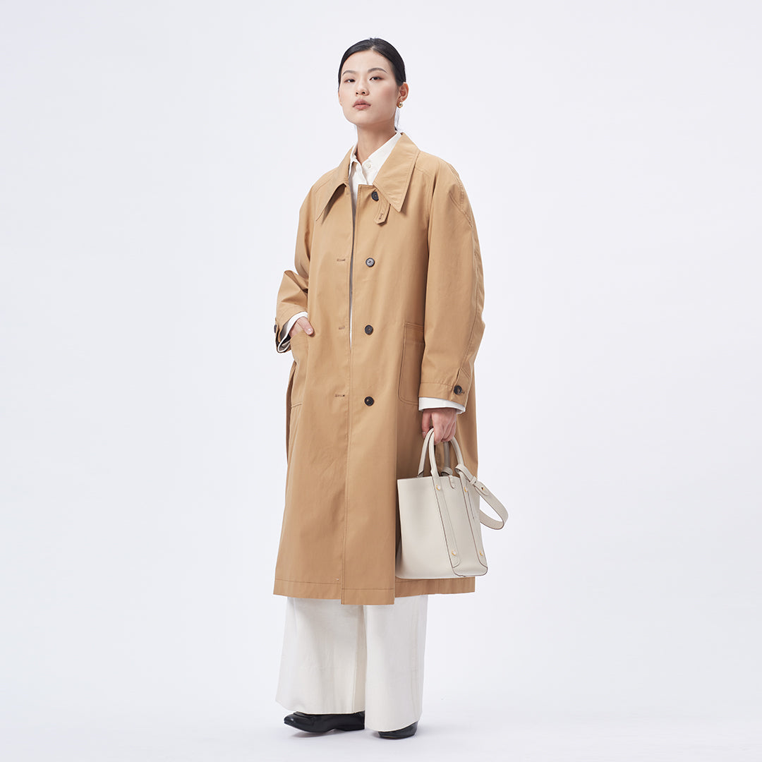 TIANQINGJI Handmade TOGO Leather Picotin Tote Bag - Large Size