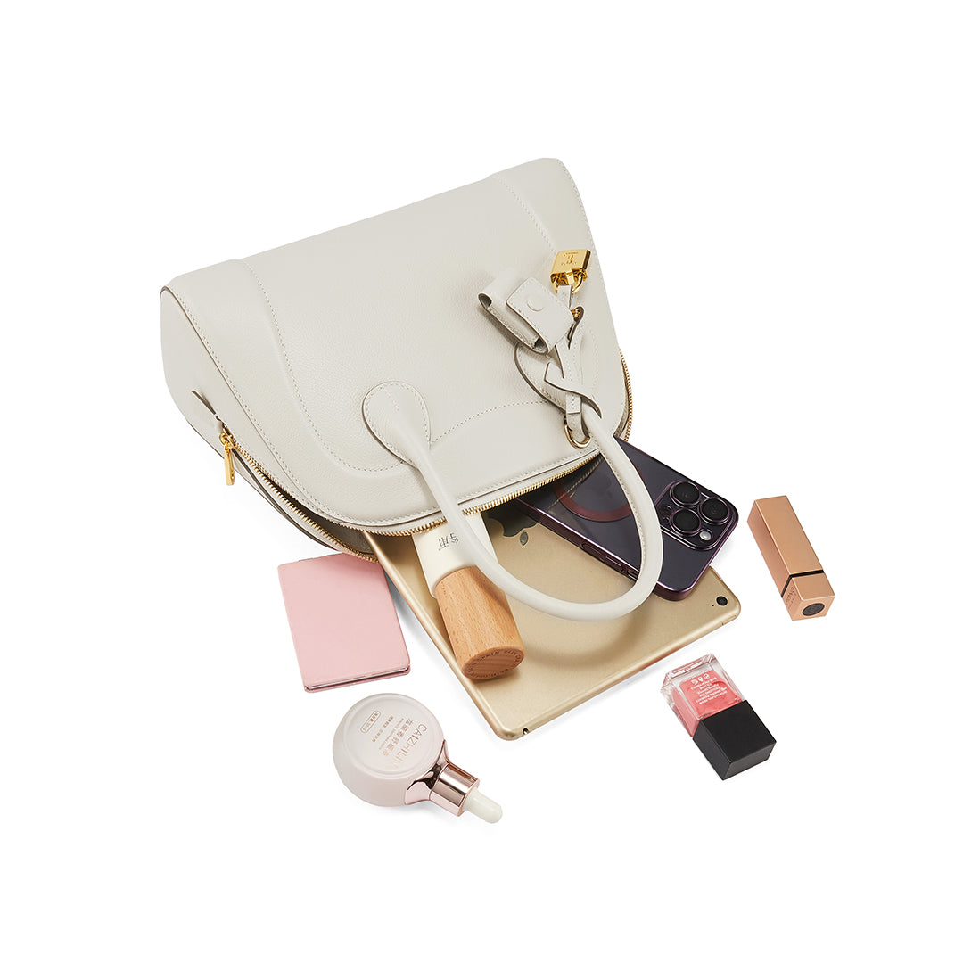 TIANQINGJI Handmade EVE Leather Dome Shell Tote Bags