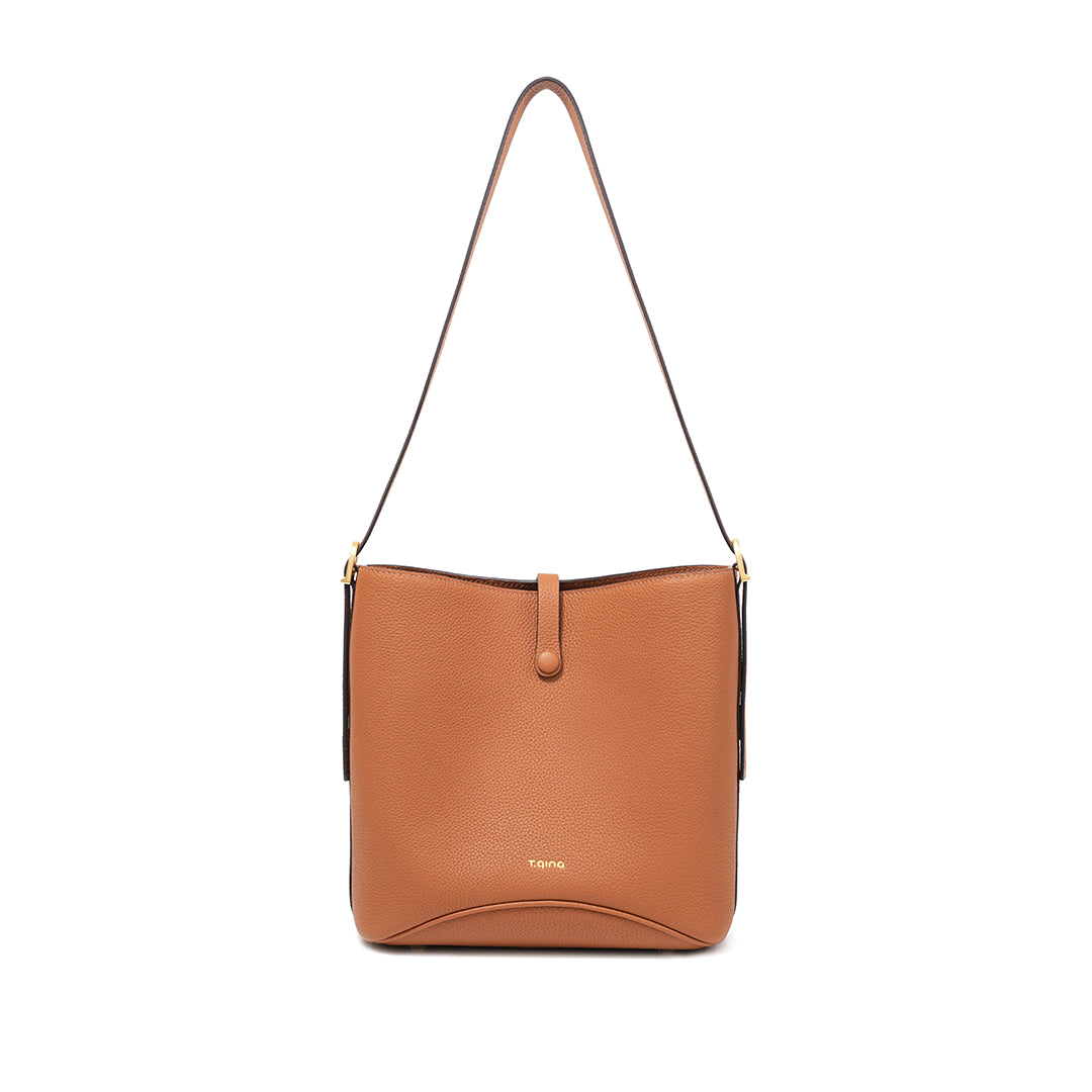 TIANQINGJI Handmade TOGO Leather Bucket Bag