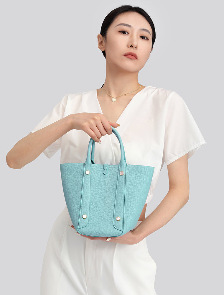TIANQINGJI - Handmade Leather Handbags For Women - Model Show