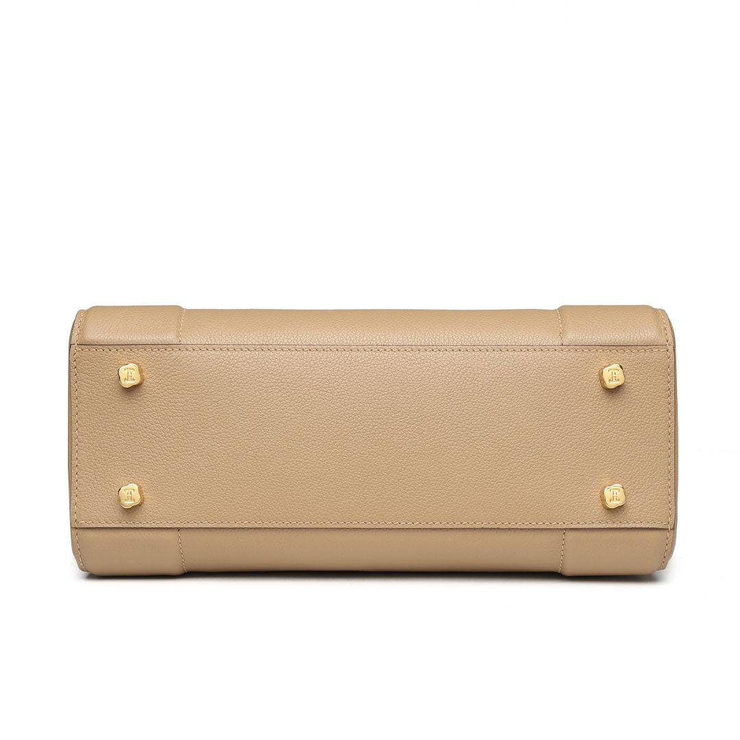 TIANQINGJI Handmade EVE Leather Dome Shell Tote Bags