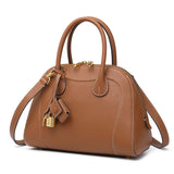 TIANQINGJI Handmade EVE Leather Dome Shell Tote Bags