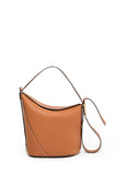 Ease Leather Shoulder Bucket Bag