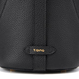 TIANQINGJI Handmade Elegant Black TOGO Leather Ease Bucket Bag