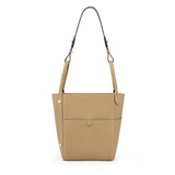 TIANQINGJI Handmade Milk Tea TOGO Leather Picotin Tote Bag