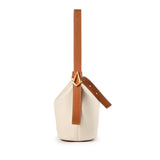 TIANQINGJI Handmade Beige Golden Brown TOGO Leather Ease Bucket Bag