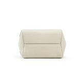 TIANQINGJI Handmade Cream White TOGO Leather Picotin Tote Bag