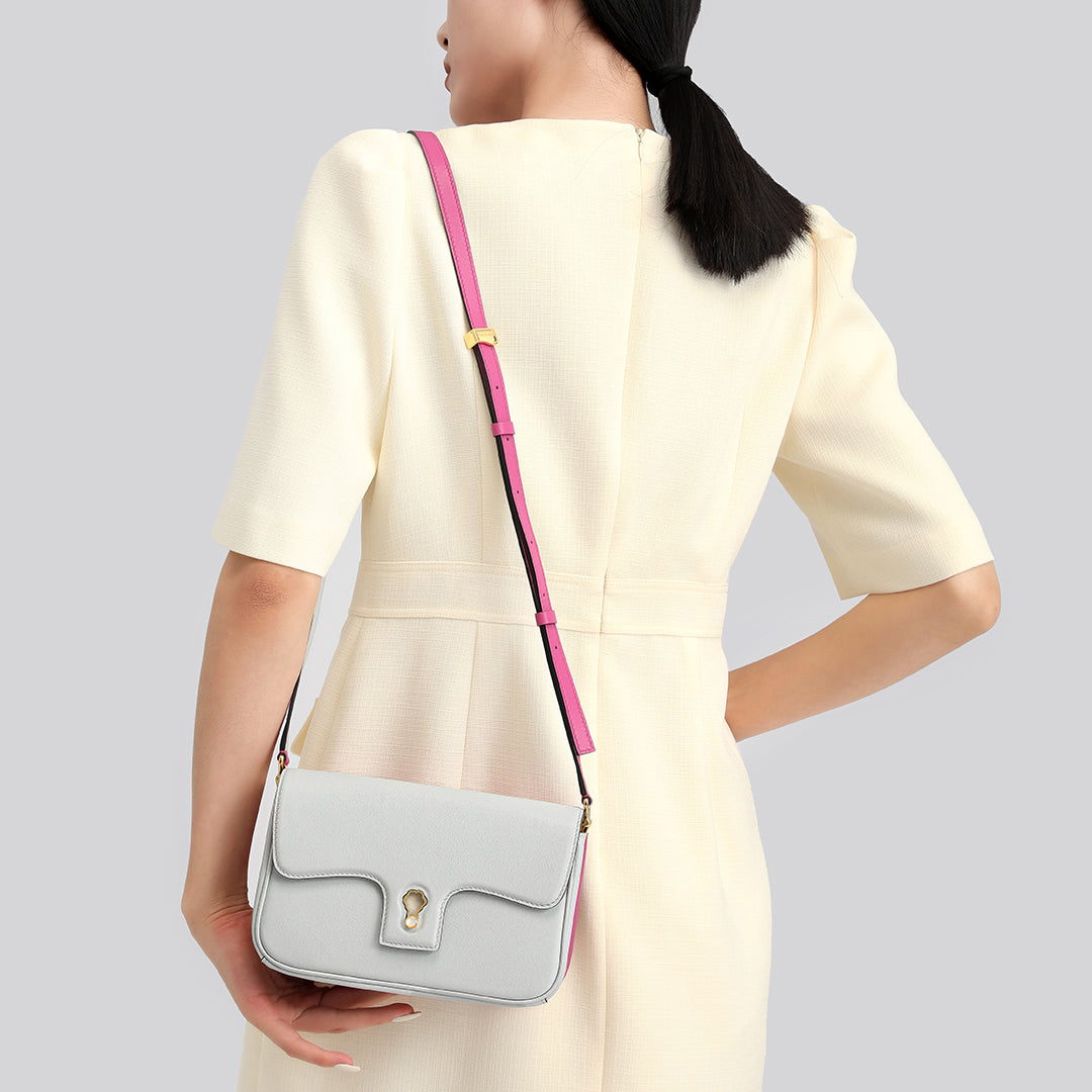 TIANQINGJI Handmade Designer Saddle Bag