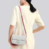 TIANQINGJI Gemini Bag - กระเป๋าสะพายข้างหนังแฮนด์เมด Violet SWIFT