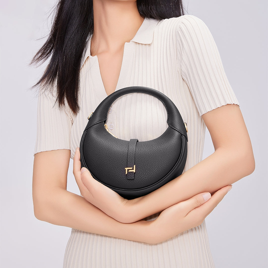 Shop Strathberry Crescent Mini Leather Shoulder Bag | Saks Fifth Avenue