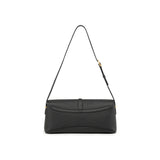 TIANQINGJI Handmade Black TOGO Leather Shoulder Bag