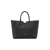 TIANQINGJI Handmade Black TOGO Leather Tote Bag