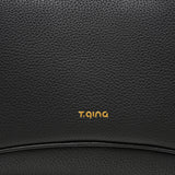 TIANQINGJI Handmade Black TOGO Leather Tote Bag