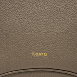 TIANQINGJI Handmade Etoupe TOGO Leather Bucket Bag