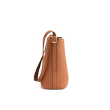 TIANQINGJI Handmade Gold Brown TOGO Leather Bucket Bag