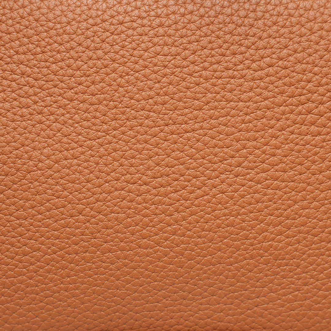 TIANQINGJI Handmade Gold Brown TOGO Leather Shoulder Bag