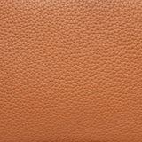 TIANQINGJI Handmade Gold Brown TOGO Leather Shoulder Bag