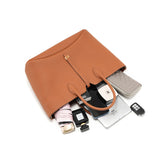 TIANQINGJI Handmade TOGO Leather Tote Bag