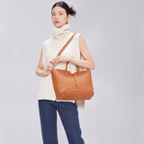 TIANQINGJI Handmade TOGO Leather Tote Bag