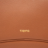 TIANQINGJI Handmade Gold Brown TOGO Leather Tote Bag