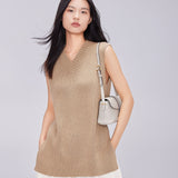 TIANQINGJI Handmade Gray TOGO Leather Shoulder Bag