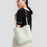 TIANQINGJI Handmade Light Green TOGO Leather Picotin Tote Bag