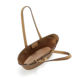 TIANQINGJI Handmade Milk Tea TOGO Leather Shoulder Tote Bag
