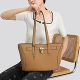 TIANQINGJI Handmade Milk Tea TOGO Leather Shoulder Tote Bag