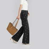 TIANQINGJI Handmade Milk Tea TOGO Leather Shoulder Tote Bag