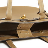 TIANQINGJI Handmade Milk Tea TOGO Leather Shoulder Tote Bag