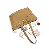 TIANQINGJI Handmade Milk Tea TOGO Leather Shoulder Tote Bag
