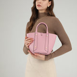 TIANQINGJI Handmade TOGO Leather Picotin Tote Bag - Size Middle (Old Version)
