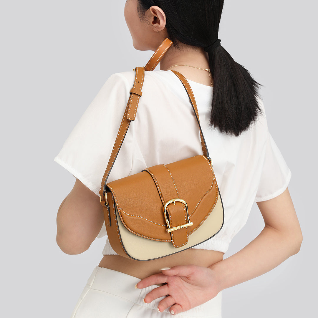 TIANQINGJI Handmade Designer Saddle Bag