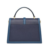 TIANQINGJI Organ Bag - Handmade Blue EP &amp; SWIFT Leather Crossbody Bag