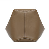 Fashion Multi-Function Handmade Rare Leather Picotin - Etoupe - small -9- MSNCRAFT - TIANQINGJI