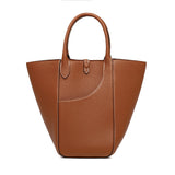 Fashion Multi-Function Handmade Rare Leather Picotin Gold Brown small -4- MSNCRAFT - TIANQINGJI