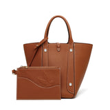 Fashion Multi-Function Handmade Rare Leather Picotin Gold Brown small -6- MSNCRAFT - TIANQINGJI