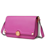 TIANQINGJI Gemini Bag - กระเป๋าสะพายข้างหนังแฮนด์เมด Violet SWIFT