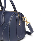 TIANQINGJI Boston Bag - กระเป๋าหนังแฮนด์เมดสีน้ำเงินมรกต