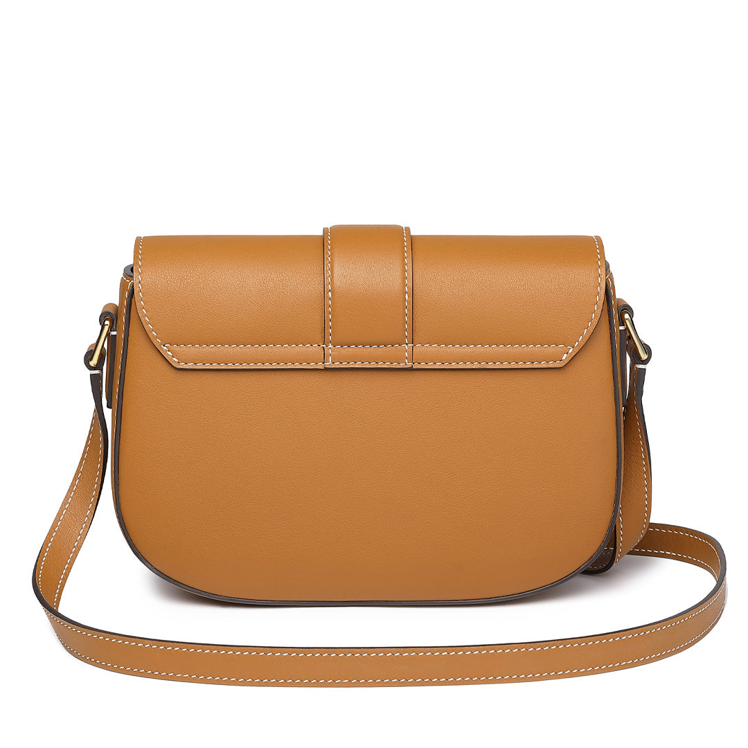 TIANQINGJI Handmade Swift Leather Crossbody Bag