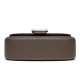 TIANQINGJI Handmade SWIFT Leather Crossbody Flap Saddle Bag