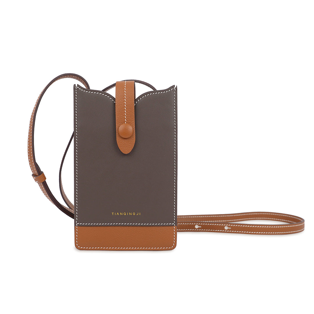 TIANQINGJI Handmade TOGO Leather Phone Bag